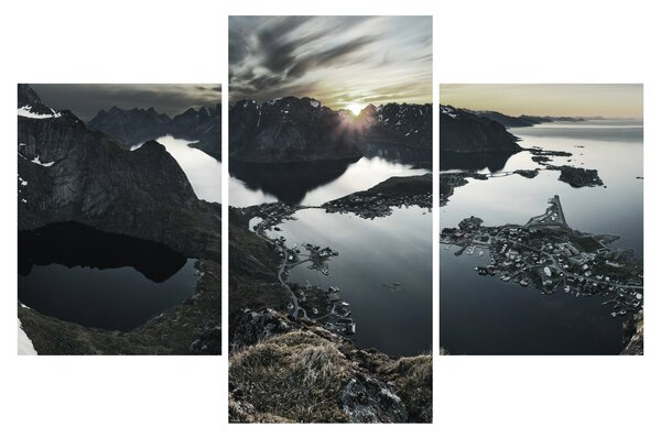 Slika - Norveške planine (90x60 cm)