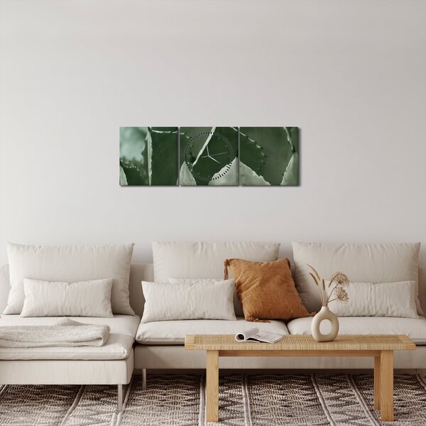Slika - Zelena agava (sa satom) (90x30 cm)