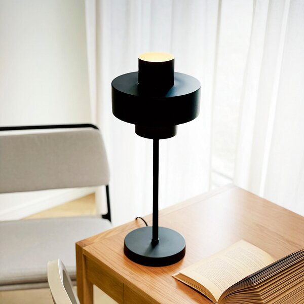 Stolne Lampa Dyberg Larsen, Stoke, Crno, Dnevna soba, Metal, Dizajn