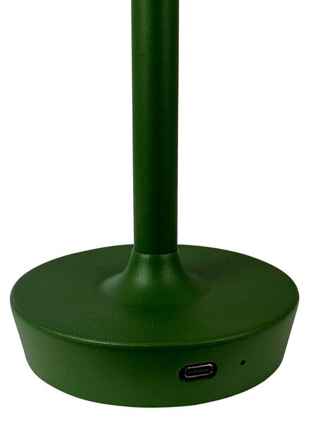 Stolne Lampa Dyberg Larsen, Flow, prigušiv, Zelena, Dnevna soba, Metal, Skandinavski