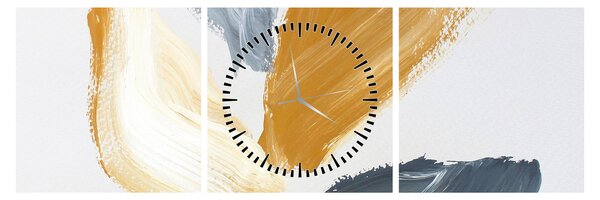 Slika - Minimalističko slikarstvo (sa satom) (90x30 cm)