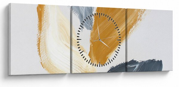 Slika - Minimalističko slikarstvo (sa satom) (90x30 cm)