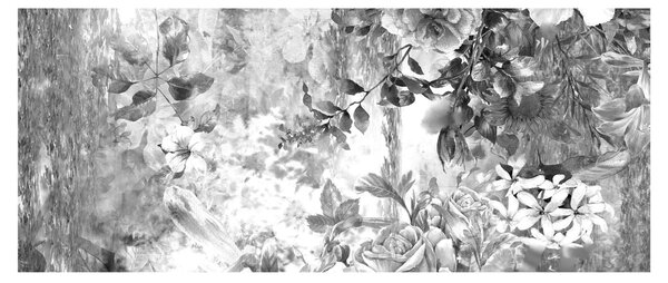 Slika - Romantični vrt (120x50 cm)
