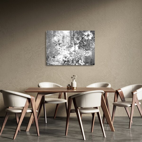 Staklena slika - Romantični vrt (70x50 cm)