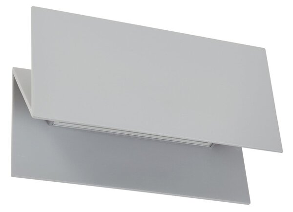 Vanjske Svjetiljka Lucande, Meja, Sivo, Balkon, Aluminij, Moderan
