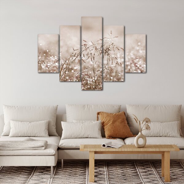 Slika - Livada u smeđim tonovima (150x105 cm)