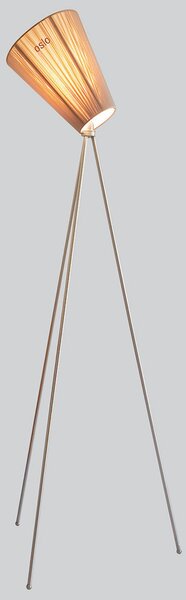 Podne Lampa Northern, Oslo Wood, prigušiv, Bež, Dnevna soba, Tkanina / tekstil, Dizajn