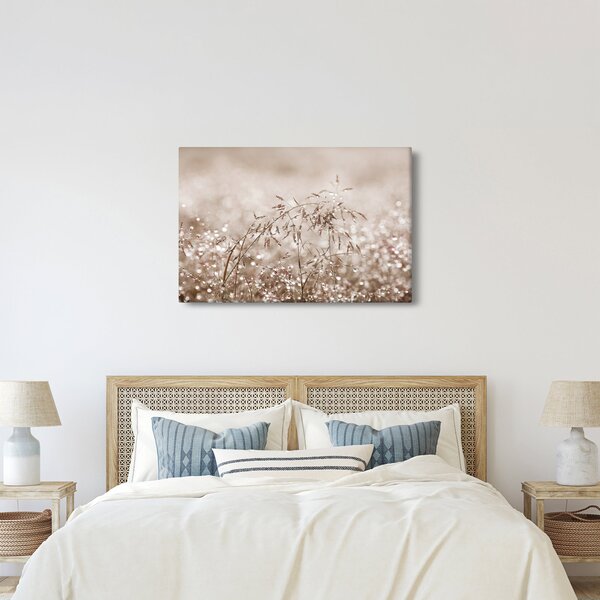 Slika - Livada u smeđim tonovima (90x60 cm)