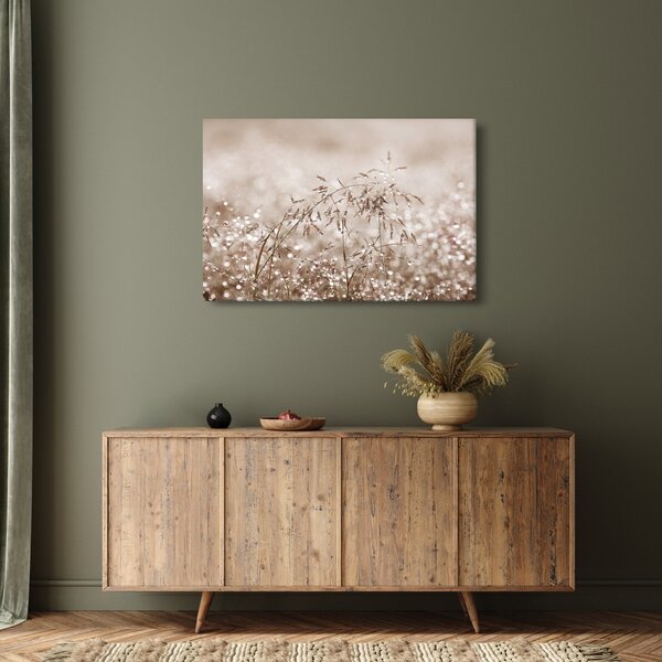 Slika - Livada u smeđim tonovima (90x60 cm)