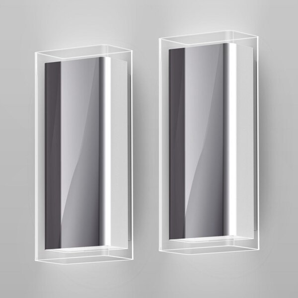 Zidne Svjetiljka Serien Lighting, Rod Wall, prigušiv, Metalik, Dnevna soba, Staklo, Dizajn