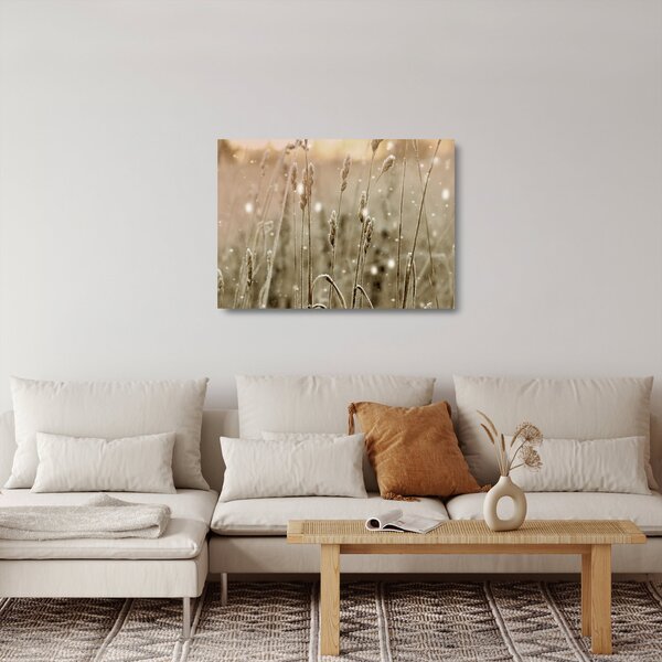 Staklena slika - Harmonična livada (70x50 cm)