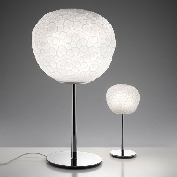 Stolne Lampa Artemide, Meteorite, Bijela, Dnevna soba, Staklo, Dizajn