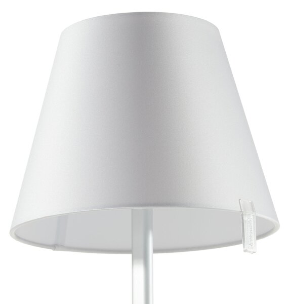Stolne Lampa Artemide, Melampo notte, Bijela, Dnevna soba, Tkanina / tekstil, Dizajn