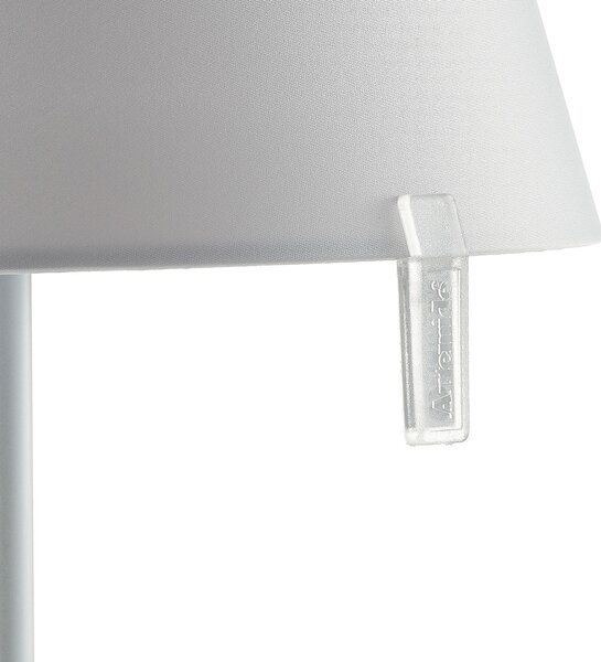 Stolne Lampa Artemide, Melampo notte, Bijela, Dnevna soba, Tkanina / tekstil, Dizajn