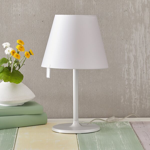 Stolne Lampa Artemide, Melampo notte, Bijela, Dnevna soba, Tkanina / tekstil, Dizajn