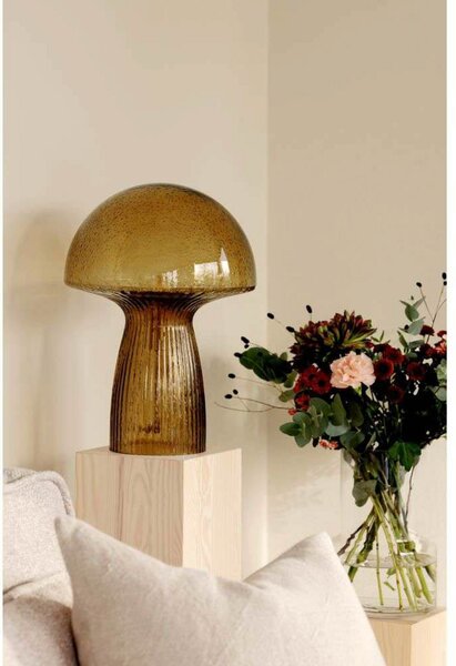 Stolne Lampa Globen Lighting, Smeđa / hrđa, Dnevna soba, Staklo