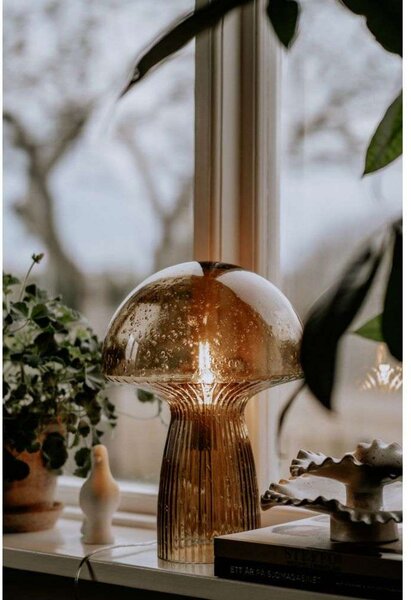 Stolne Lampa Globen Lighting, Smeđa / hrđa, Dnevna soba, Staklo