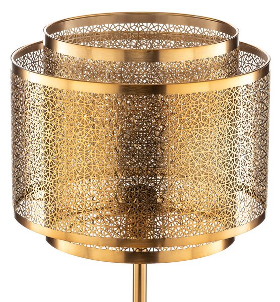 Podne Lampa By Rydéns, Hermine, Zlato / mjed, Dnevna soba, Metal, Marokanski / orijentalni