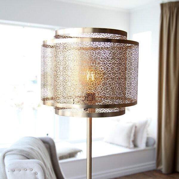 Podne Lampa By Rydéns, Hermine, Zlato / mjed, Dnevna soba, Metal, Marokanski / orijentalni