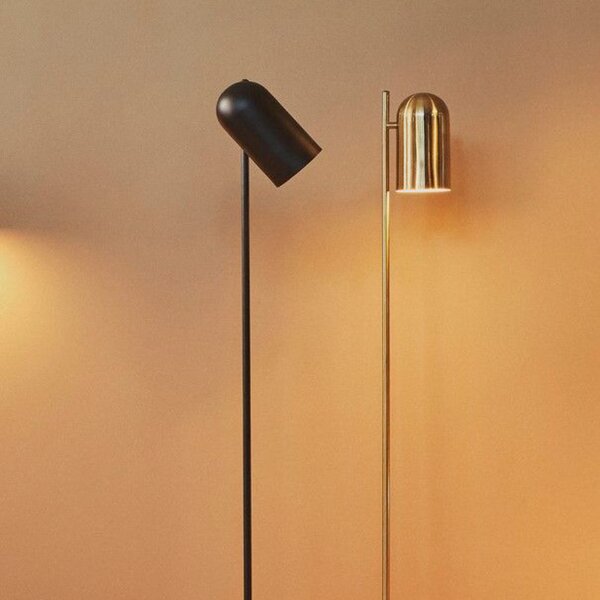 Podne Lampa AYTM, Luceo, Crno, Dnevna soba, Metal, Dizajn