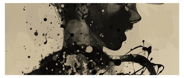 Slika - Jazz žena (120x50 cm)