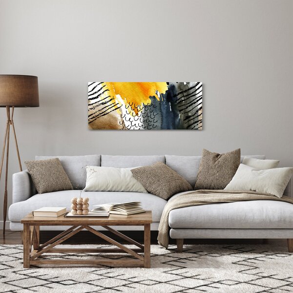 Slika - Apstraktni akvarel (120x50 cm)