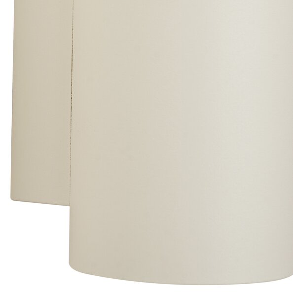 Moderna zidna svjetiljka bež GU10 50 mm okrugla 2-svjetla - Sandy