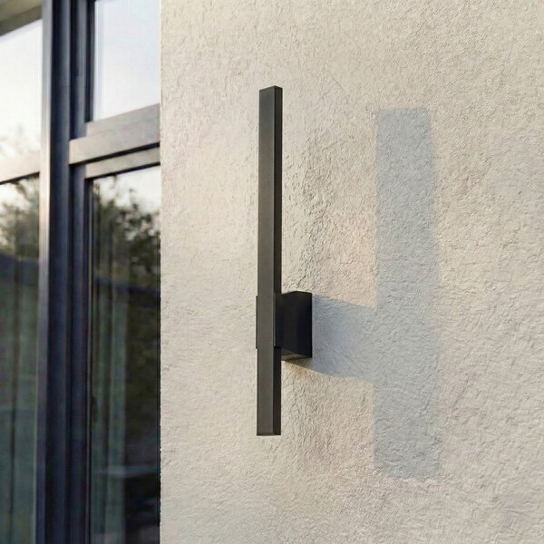 Vanjske Svjetiljka Lindby, Sakari, Crno, Terasa, Aluminij, Moderan