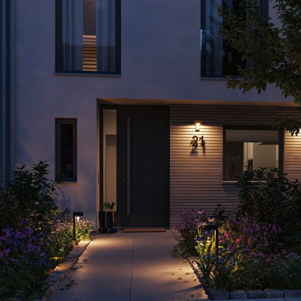 Vanjske Svjetiljka Paulmann, Capea, Crno, Metal, Moderan