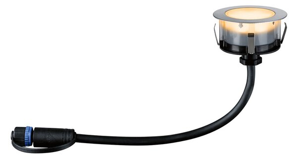 Reflektori Paulmann, LED-Bodeneinbauleuchte Set, prigušiv, Sivo, Metal, Moderan