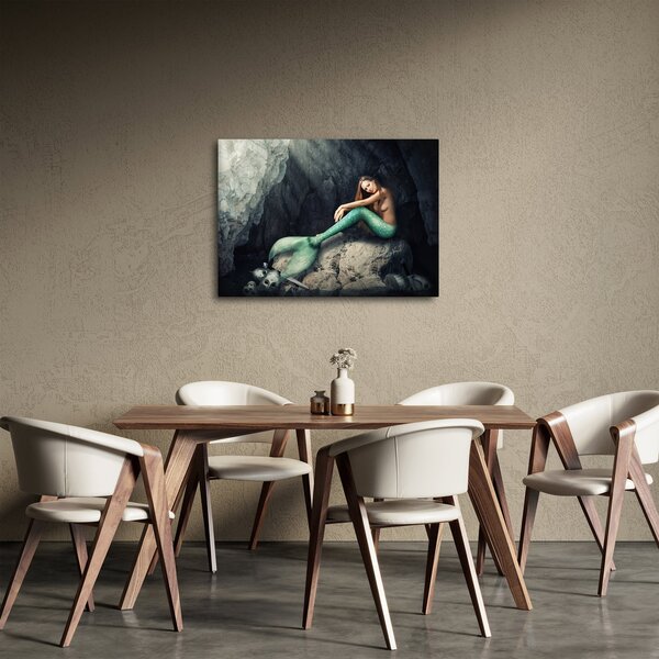 Slika - Sirena na stijeni (70x50 cm)