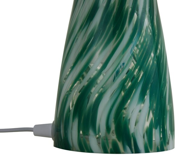 Stolne Lampa Lindby, Hubi, Zelena, Dnevna soba, Staklo, Moderan
