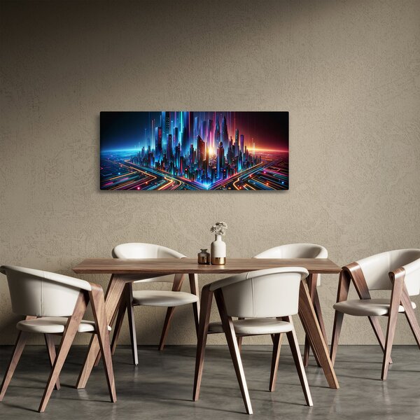 Slika - Grad budućnosti (120x50 cm)