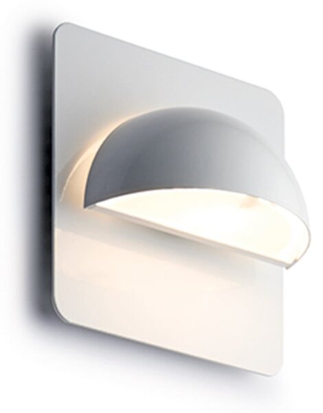Rørhat Vanjski Zidna lampa m/Backplate Bijela - LIGHT-POINT