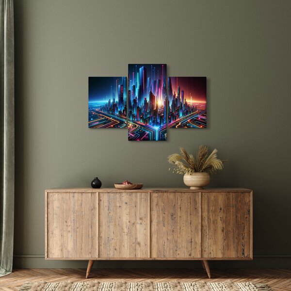 Slika - Grad budućnosti (90x60 cm)