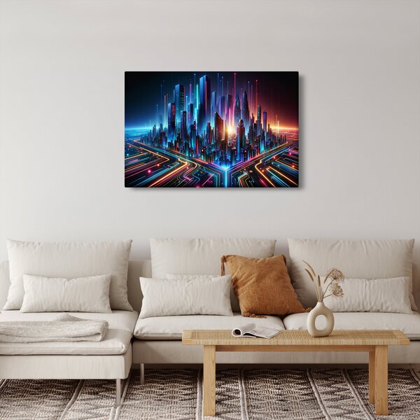 Slika - Grad budućnosti (90x60 cm)