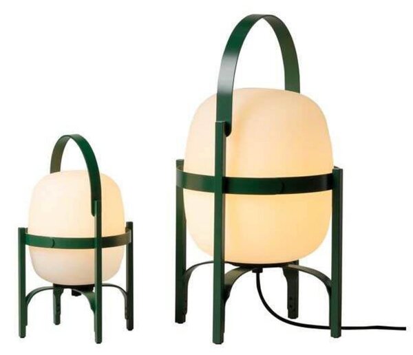 Stolne Lampa Santa & Cole, Zelena, Blagovaonica, Aluminij