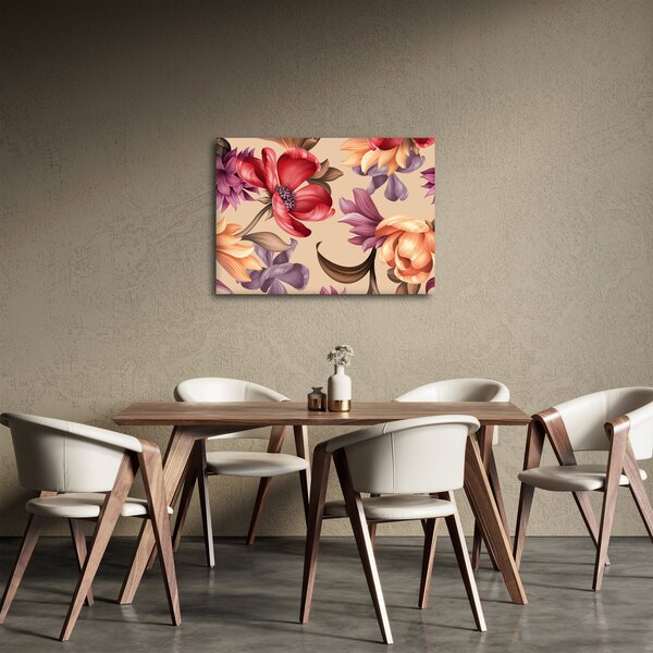 Slika - Vintage cvijeće (70x50 cm)