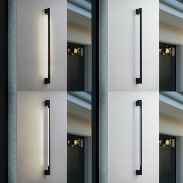 Vanjske Svjetiljka Lindby, Neano, Crno, Balkon, Aluminij, Moderan