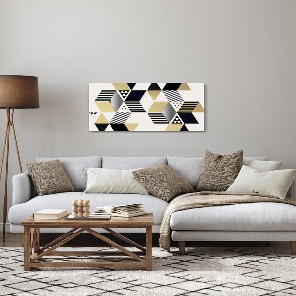 Slika - Geometrijski oblici N⁰1 (120x50 cm)