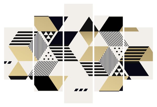 Slika - Geometrijski oblici N⁰1 (150x105 cm)