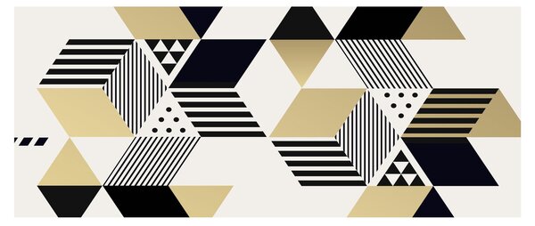 Slika - Geometrijski oblici N⁰1 (120x50 cm)