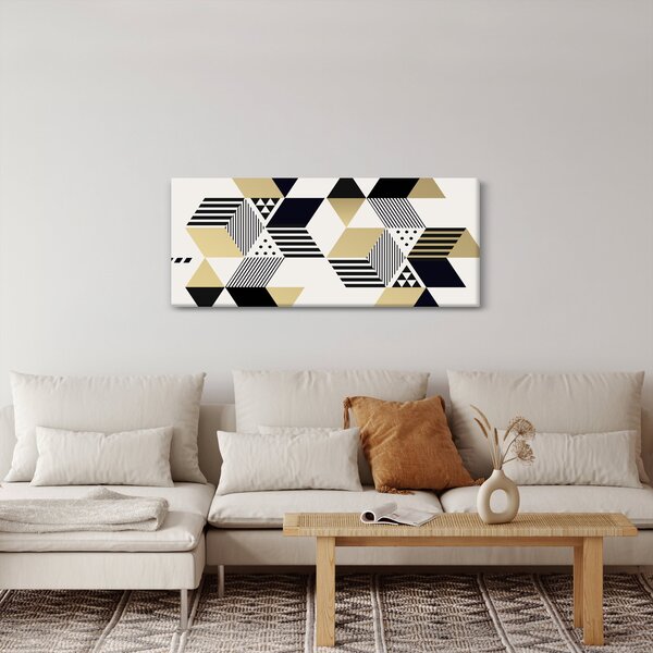 Slika - Geometrijski oblici N⁰1 (120x50 cm)