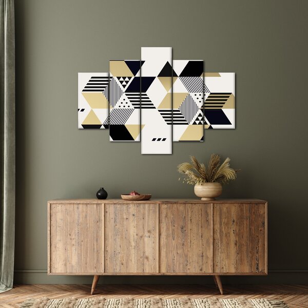 Slika - Geometrijski oblici N⁰1 (150x105 cm)