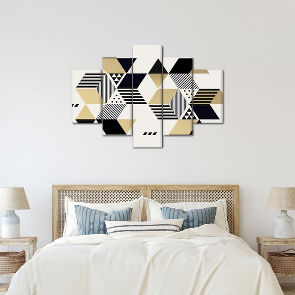 Slika - Geometrijski oblici N⁰1 (150x105 cm)