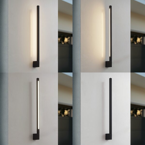 Vanjske Svjetiljka Lindby, Neano, Crno, Balkon, Aluminij, Moderan