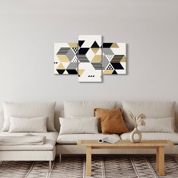 Slika - Geometrijski oblici N⁰1 (90x60 cm)