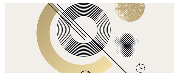 Slika - Geometrijski oblici N⁰2 (120x50 cm)