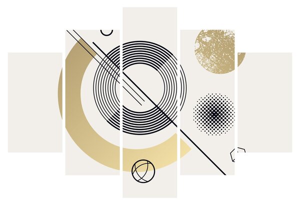 Slika - Geometrijski oblici N⁰2 (150x105 cm)
