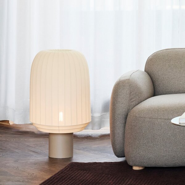 Podne Lampa Northern, Tradition, prigušiv, Bijela, Dnevna soba, Tkanina / tekstil, Dizajn